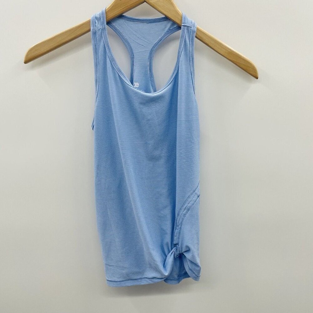 All In Motion Youth Girls Medium 8 Moisture Wicking Studio Tank Top Blue 672